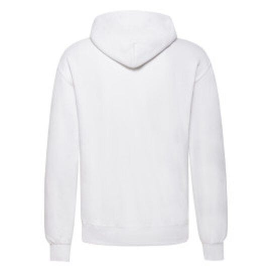 Fruit Of The Loom 62208 FOTL Mens Classic Hooded Sweat - White