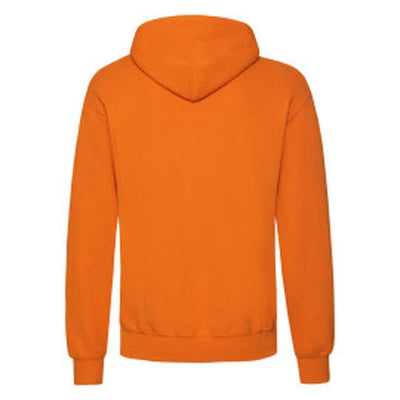 Fruit Of The Loom 62208 FOTL Mens Classic Hooded Sweat - Orange