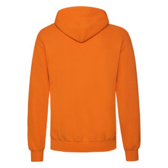 Fruit Of The Loom 62208 FOTL Mens Classic Hooded Sweat - Orange