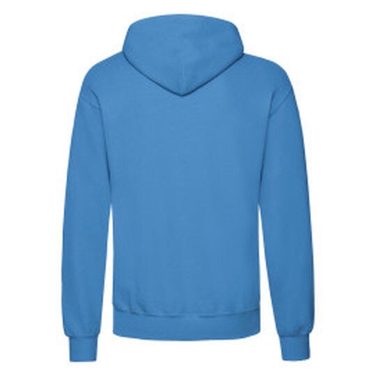 Fruit Of The Loom 62208 FOTL Mens Classic Hooded Sweat - Azure Blue