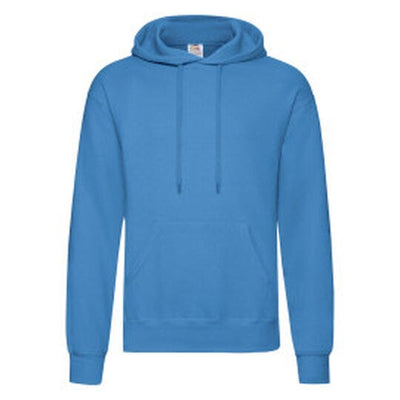 Fruit Of The Loom 62208 FOTL Mens Classic Hooded Sweat - Azure Blue