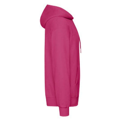 Fruit Of The Loom 62208 FOTL Mens Classic Hooded Sweat - Fuchsia