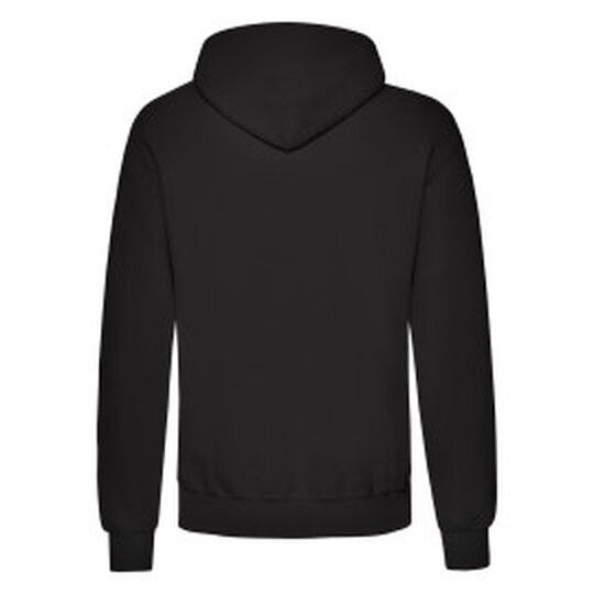 Fruit Of The Loom 62208 FOTL Mens Classic Hooded Sweat - Black