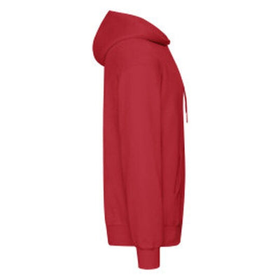 Fruit Of The Loom 62208 FOTL Mens Classic Hooded Sweat - Red