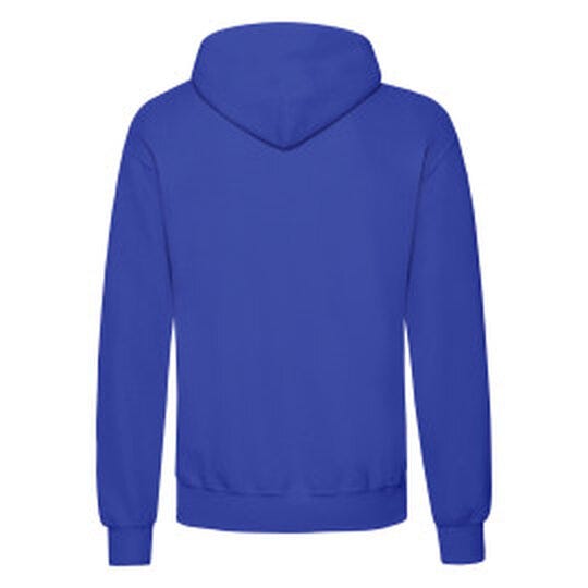 Fruit Of The Loom 62208 FOTL Mens Classic Hooded Sweat - Royal