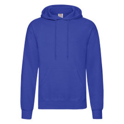 Fruit Of The Loom 62208 FOTL Mens Classic Hooded Sweat - Royal