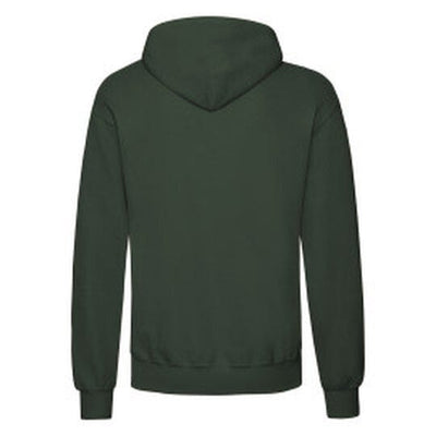 Fruit Of The Loom 62208 FOTL Mens Classic Hooded Sweat - Bottle Green