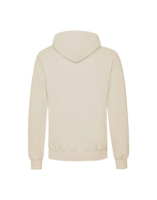 Fruit Of The Loom 62208 FOTL Mens Classic Hooded Sweat - Natural
