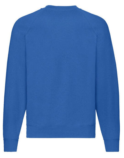 Fruit Of The Loom 62216 FOTL Mens Classic Raglan Sweat - Royal
