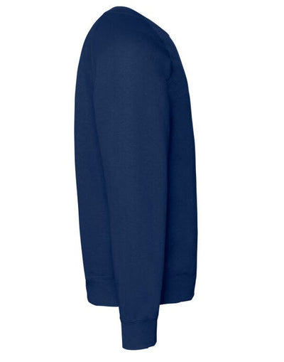 Fruit Of The Loom 62216 FOTL Mens Classic Raglan Sweat - Navy Blue
