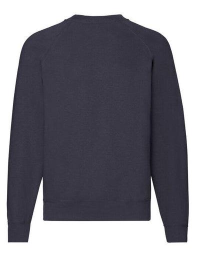 Fruit Of The Loom 62216 FOTL Mens Classic Raglan Sweat - Deep Navy