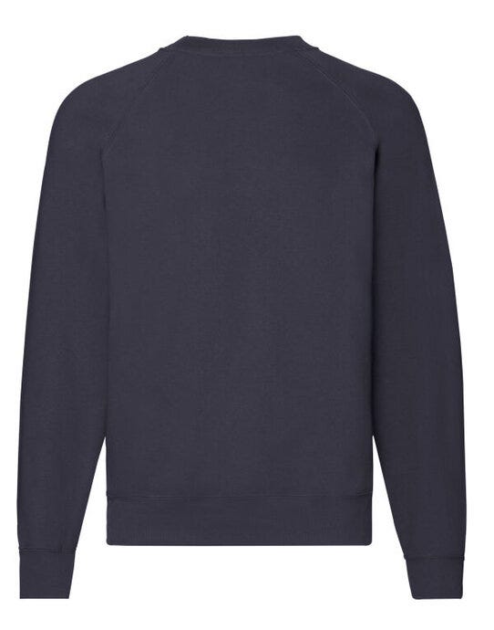 Fruit Of The Loom 62216 FOTL Mens Classic Raglan Sweat - Deep Navy