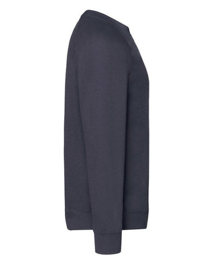 Fruit Of The Loom 62216 FOTL Mens Classic Raglan Sweat - Deep Navy