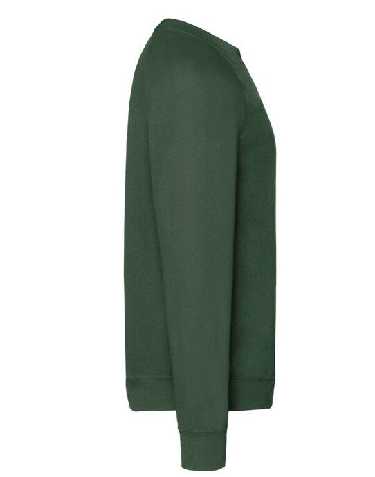 Fruit Of The Loom 62216 FOTL Mens Classic Raglan Sweat - Bottle Green