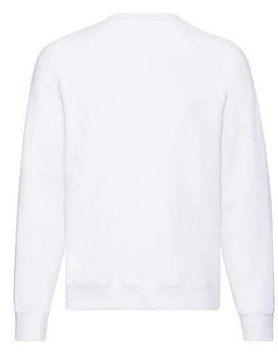 Fruit Of The Loom 62216 FOTL Mens Classic Raglan Sweat - White