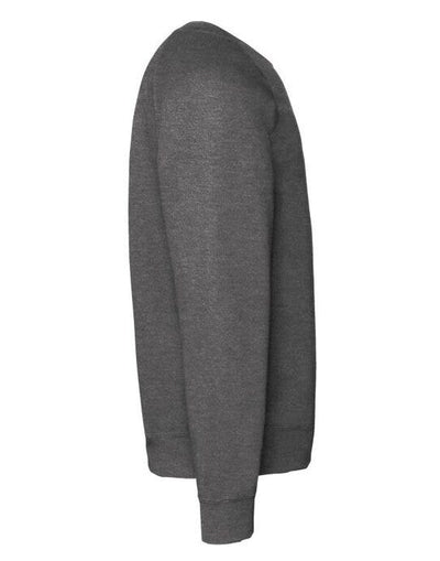Fruit Of The Loom 62216 FOTL Mens Classic Raglan Sweat - Dark Heather