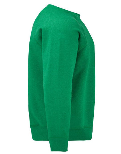 Fruit Of The Loom 62216 FOTL Mens Classic Raglan Sweat - Retro Heather Green