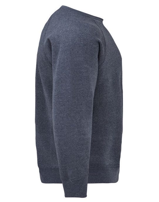 Fruit Of The Loom 62216 FOTL Mens Classic Raglan Sweat - Vintage Heather Navy