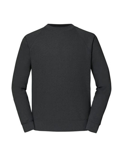 Fruit Of The Loom 62216 FOTL Mens Classic Raglan Sweat - Light Graphite