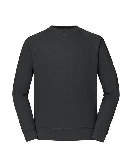 Fruit Of The Loom 62216 FOTL Mens Classic Raglan Sweat - Light Graphite