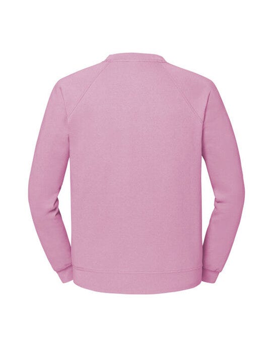 Fruit Of The Loom 62216 FOTL Mens Classic Raglan Sweat - Light Pink