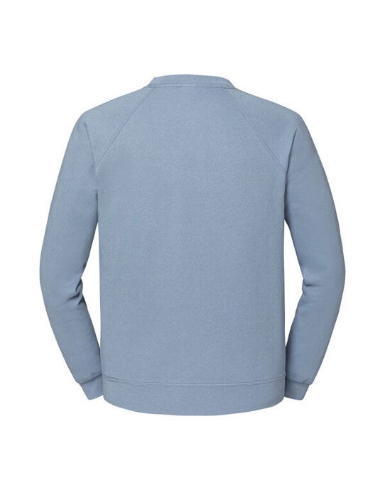 Fruit Of The Loom 62216 FOTL Mens Classic Raglan Sweat - Mineral Blue