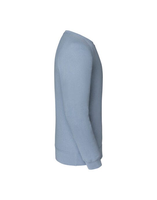 Fruit Of The Loom 62216 FOTL Mens Classic Raglan Sweat - Mineral Blue