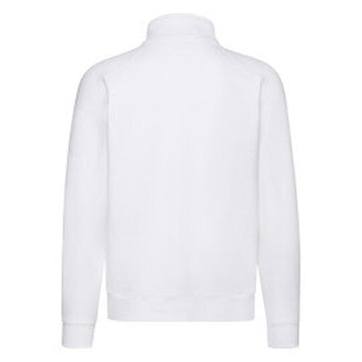 Fruit Of The Loom 62228 FOTL Mens Premium Sweat Jacket - White