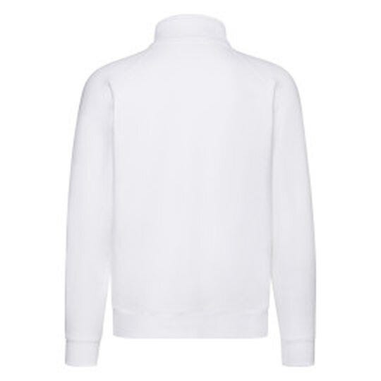 Fruit Of The Loom 62228 FOTL Mens Premium Sweat Jacket - White