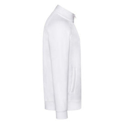 Fruit Of The Loom 62228 FOTL Mens Premium Sweat Jacket - White