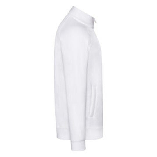 Fruit Of The Loom 62228 FOTL Mens Premium Sweat Jacket - White