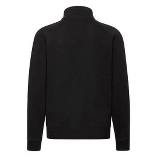 Fruit Of The Loom 62228 FOTL Mens Premium Sweat Jacket - Black