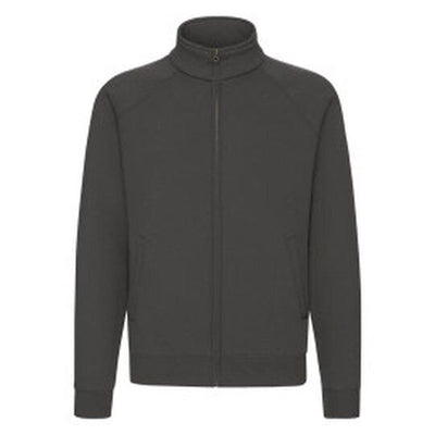 Fruit Of The Loom 62228 FOTL Mens Premium Sweat Jacket - Light Graphite