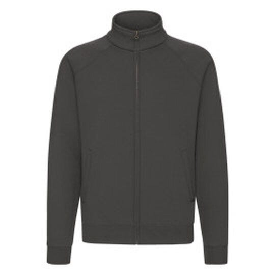 Fruit Of The Loom 62228 FOTL Mens Premium Sweat Jacket - Light Graphite