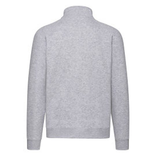 Fruit Of The Loom 62228 FOTL Mens Premium Sweat Jacket - Heather Grey