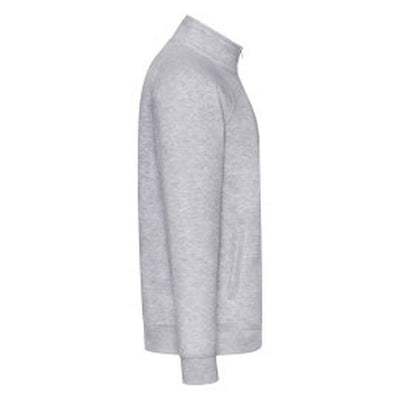 Fruit Of The Loom 62228 FOTL Mens Premium Sweat Jacket - Heather Grey