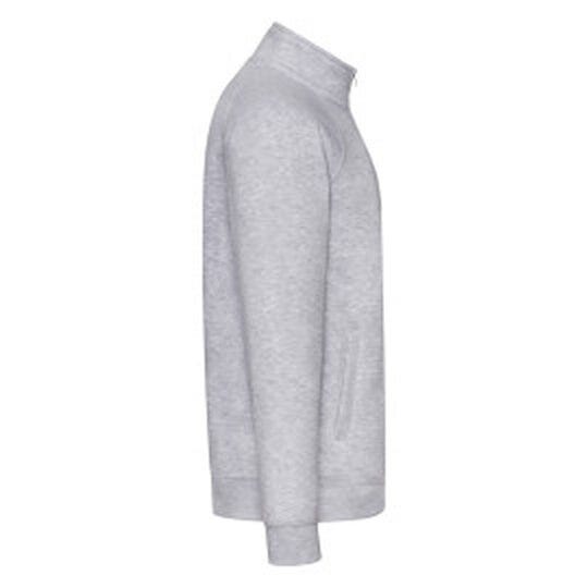 Fruit Of The Loom 62228 FOTL Mens Premium Sweat Jacket - Heather Grey