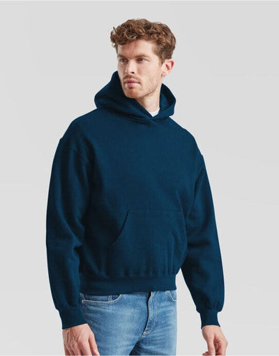 Fruit Of The Loom 62278 FOTL Supercotton Hooded Sweat - Mountain Blue