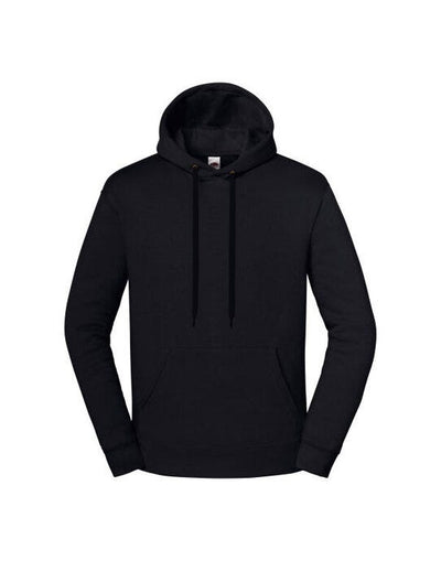Fruit Of The Loom 62284 FOTL Iconic Premium Hooded Sweat - Black