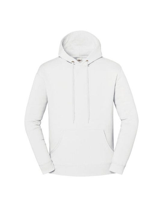 Fruit Of The Loom 62284 FOTL Iconic Premium Hooded Sweat - White