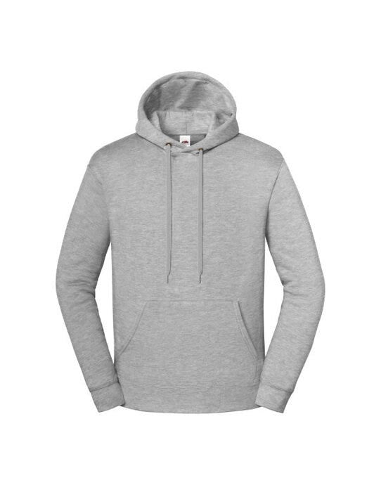 Fruit Of The Loom 62284 FOTL Iconic Premium Hooded Sweat - Athletic Heather