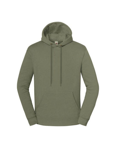 Fruit Of The Loom 62284 FOTL Iconic Premium Hooded Sweat - Classic Olive