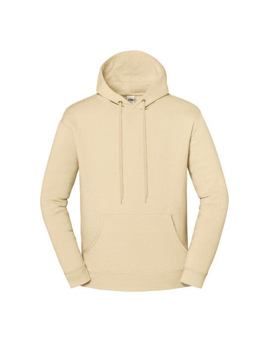 Fruit Of The Loom 62284 FOTL Iconic Premium Hooded Sweat - Desert Sand