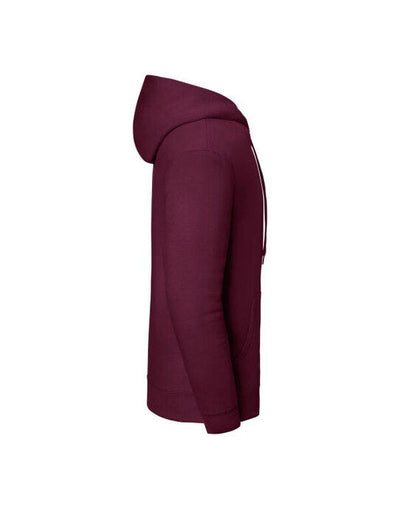 Fruit Of The Loom 62284 FOTL Iconic Premium Hooded Sweat - Burgundy