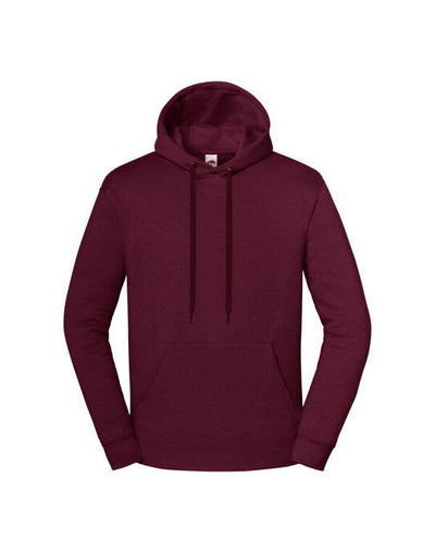 Fruit Of The Loom 62284 FOTL Iconic Premium Hooded Sweat - Burgundy