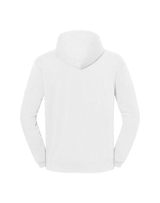 Fruit Of The Loom 62286 FOTL Iconic Premium Hooded Sweat Jacket - White