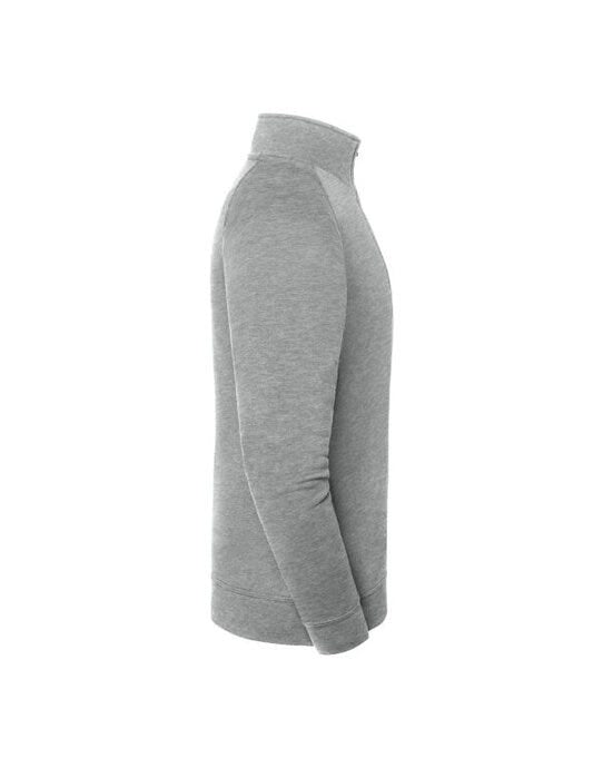 Fruit Of The Loom 62288 FOTL Iconic Premium Zip Neck Sweat - Athletic Heather