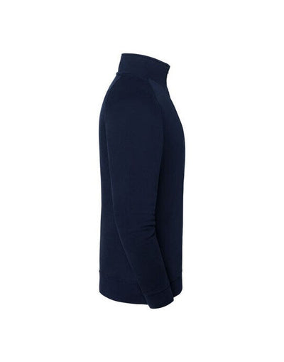 Fruit Of The Loom 62288 FOTL Iconic Premium Zip Neck Sweat - Deep Navy