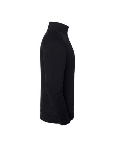 Fruit Of The Loom 62288 FOTL Iconic Premium Zip Neck Sweat - Black