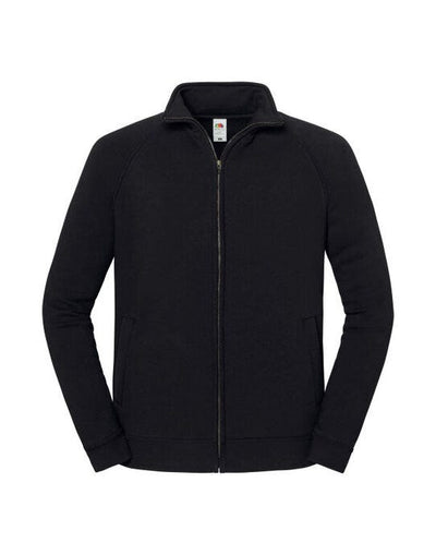 Fruit Of The Loom 62290 FOTL Iconic Premium Sweat Jacket - Black